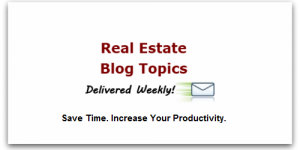Real Estate Blog Topics