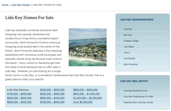 Lido Key Homes for Sale