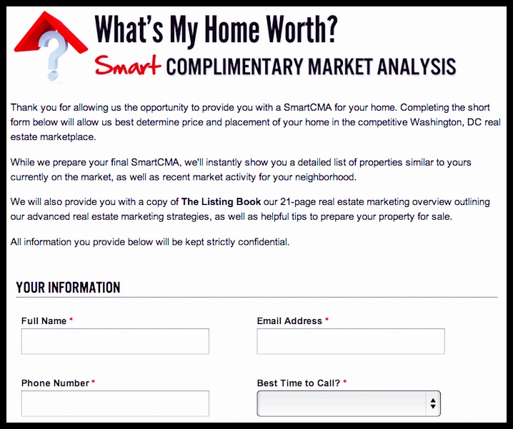 What's My Home Worth Contact Form