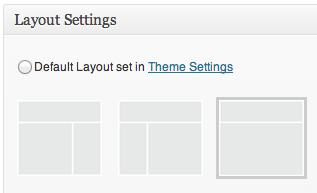 Layout Settings