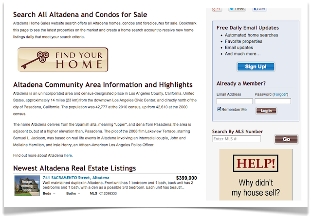 Altadena Real Estate