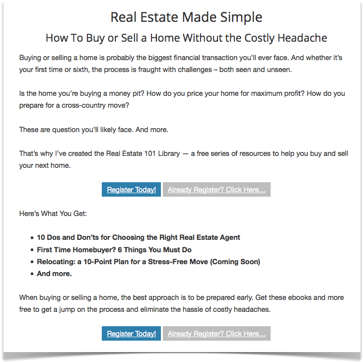 Real Estate 101 Library
