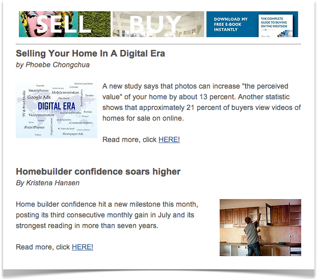 Real Estate Newsletter