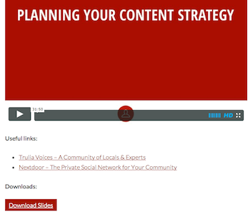 Planning Your Content Strategy