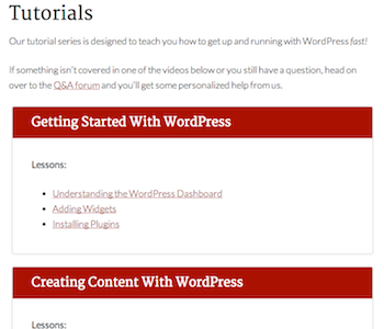 WordPress Tutorials