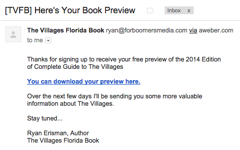 The Villages Florida Book email